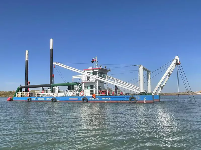 Cutter suction dredger—a powerful tool for efficient rock breaking and silt removal.